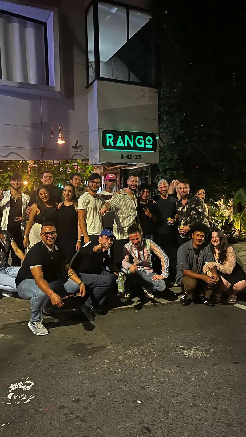 Travelers enjoying authentic bars and clubs on a 6-hour Medellin Colombia nightlife tour with local guides